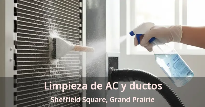 Limpieza de AC y ductos Sheffield Square, Grand Prairie - TX Limpieza de AC y ductos Sheffield Square, Grand Prairie - TX