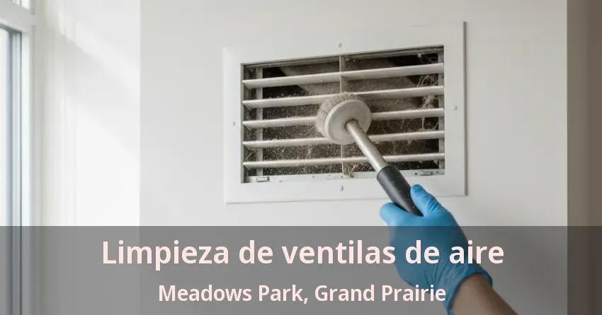 Limpieza de ventilas de aire Meadows Park, Grand Prairie - TX