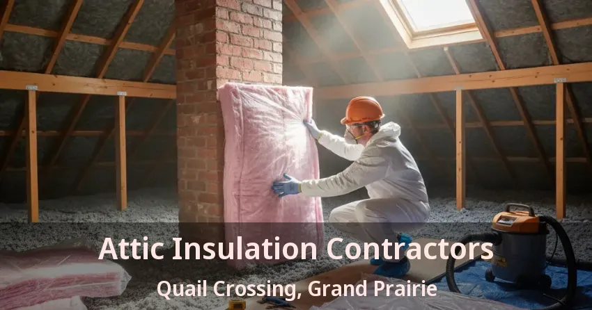 Attic Insulation Contractors Quail Crossing, Grand Prairie - TX
