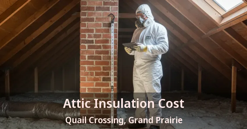 Attic Insulation Cost Quail Crossing, Grand Prairie - TX