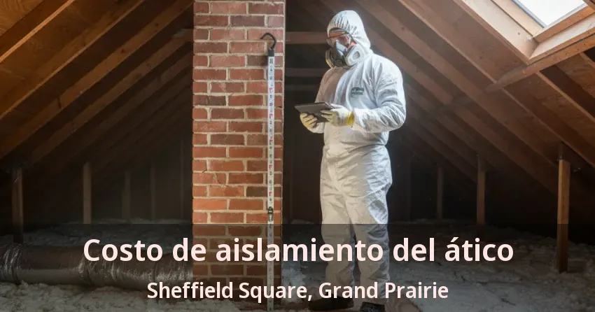 Costo de aislamiento del ático Sheffield Square, Grand Prairie - TX