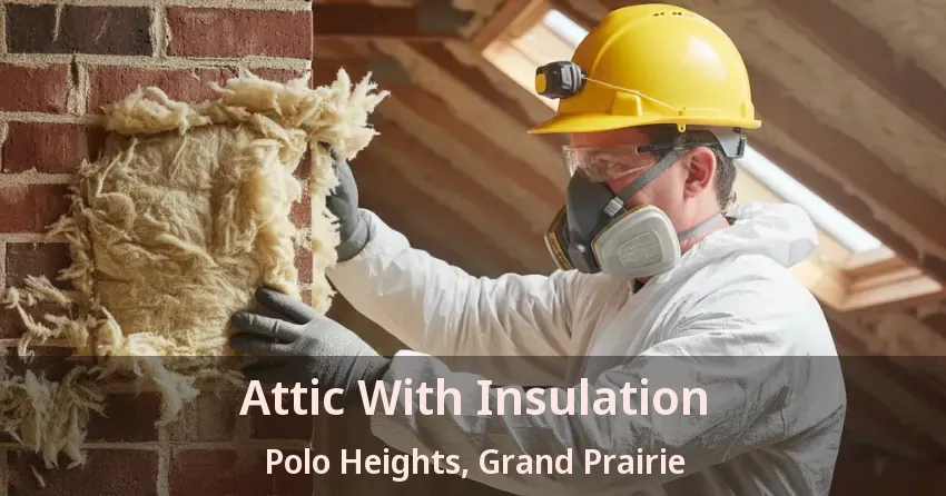 Attic With Insulation Polo Heights, Grand Prairie - TX