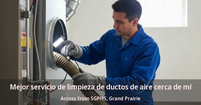 Mejor servicio de limpieza de ductos de aire cerca de mí Across from SGPHS, Grand Prairie - TX