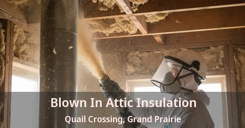 Blown In Attic Insulation Quail Crossing, Grand Prairie - TX