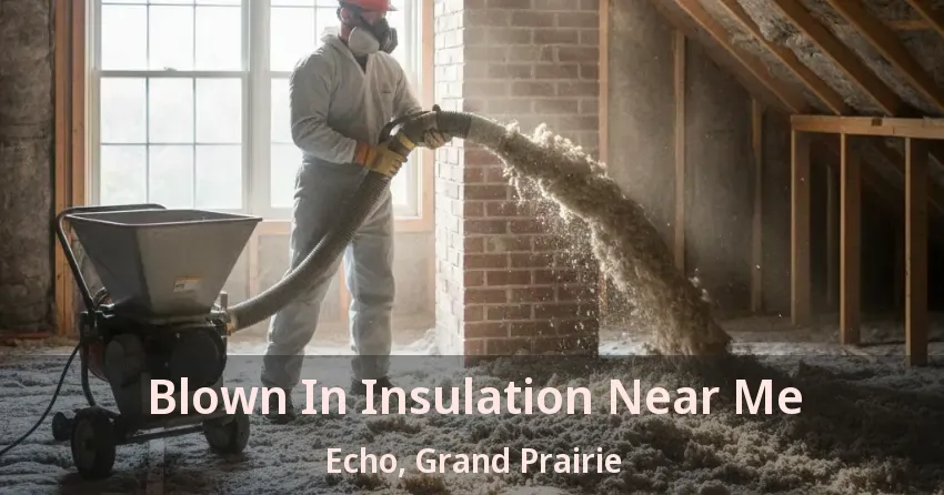 Blown In Insulation Near Me Echo, Grand Prairie - TX Blown In Insulation Near Me Echo, Grand Prairie - TX