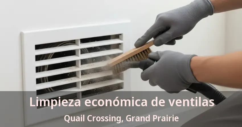 Limpieza económica de ventilas Quail Crossing, Grand Prairie - TX