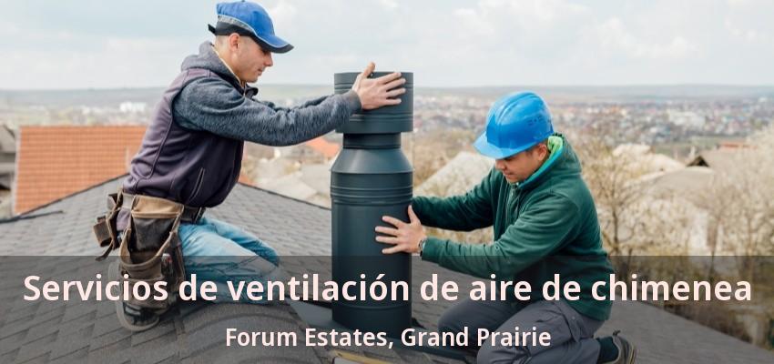 Servicios de ventilación de aire de chimenea Forum Estates, Grand Prairie - TX