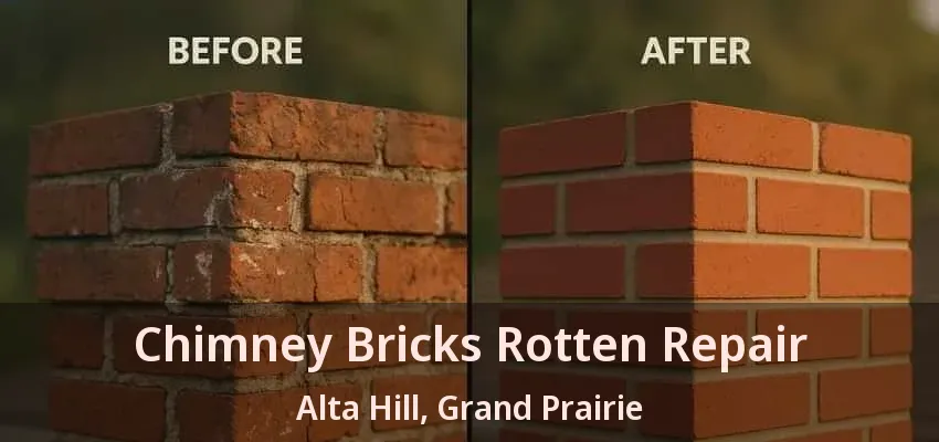 Chimney Bricks Rotten Repair Alta Hill, Grand Prairie - TX Chimney Bricks Rotten Repair Alta Hill, Grand Prairie - TX