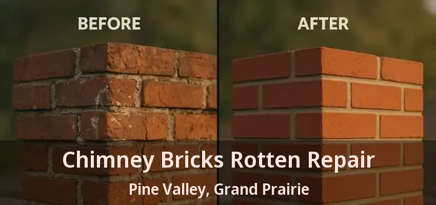 Chimney Bricks Rotten Repair Pine Valley, Grand Prairie - TX