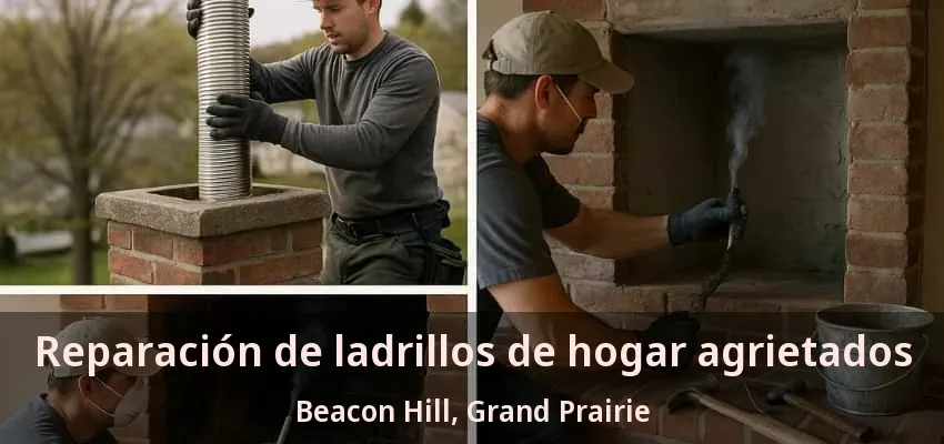 Reparación de ladrillos de hogar agrietados Beacon Hill, Grand Prairie - TX