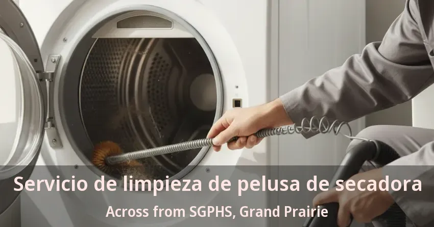Servicio de limpieza de pelusa de secadora Across from SGPHS, Grand Prairie - TX