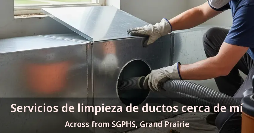 Servicios de limpieza de ductos cerca de mí Across from SGPHS, Grand Prairie - TX Servicios de limpieza de ductos cerca de mí Across from SGPHS, Grand Prairie - TX