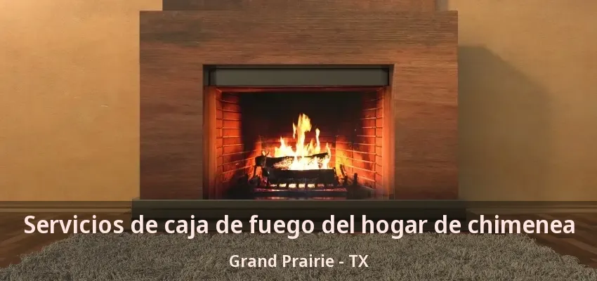 Servicios de caja de fuego del hogar de chimenea Grand Prairie - TX
