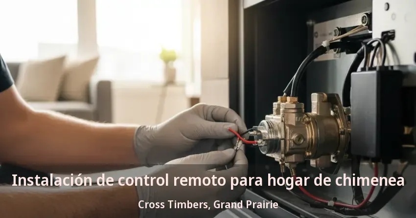 Instalación de control remoto para hogar de chimenea Cross Timbers, Grand Prairie - TX Instalación de control remoto para hogar de chimenea Cross Timbers, Grand Prairie - TX