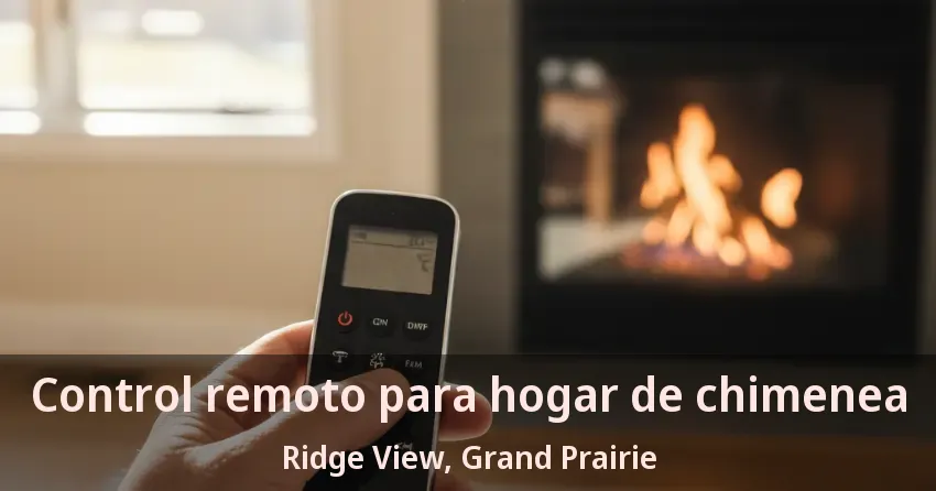 Control remoto para hogar de chimenea Ridge View, Grand Prairie - TX Control remoto para hogar de chimenea Ridge View, Grand Prairie - TX