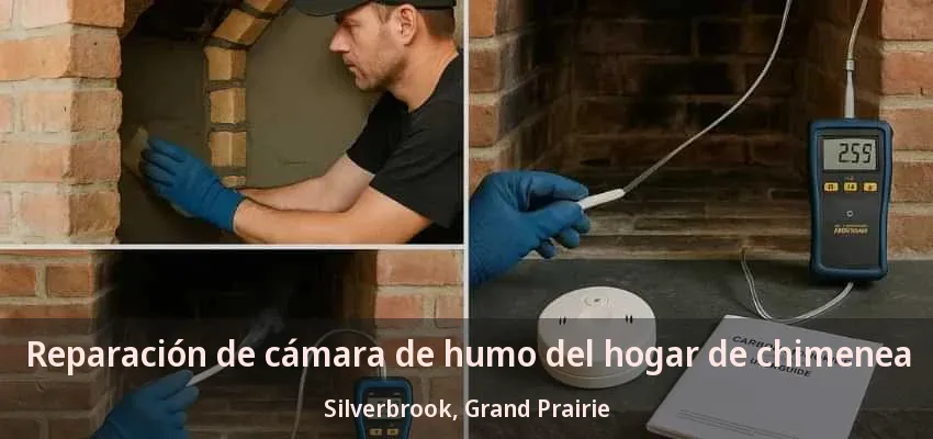 Reparación de cámara de humo del hogar de chimenea Silverbrook, Grand Prairie - TX