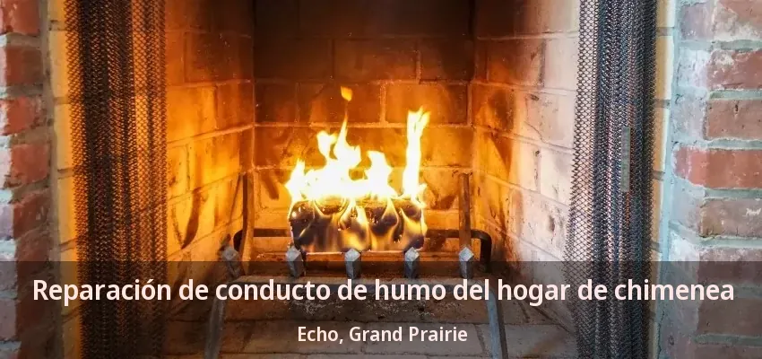 Reparación de conducto de humo del hogar de chimenea Echo, Grand Prairie - TX