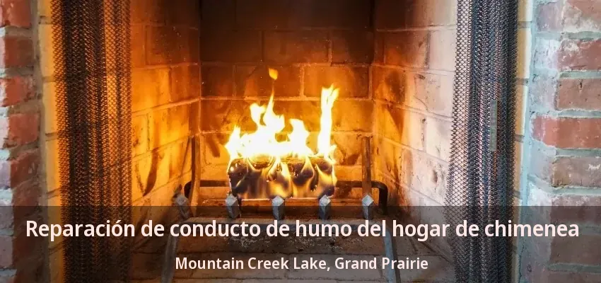 Reparación de conducto de humo del hogar de chimenea Mountain Creek Lake, Grand Prairie - TX