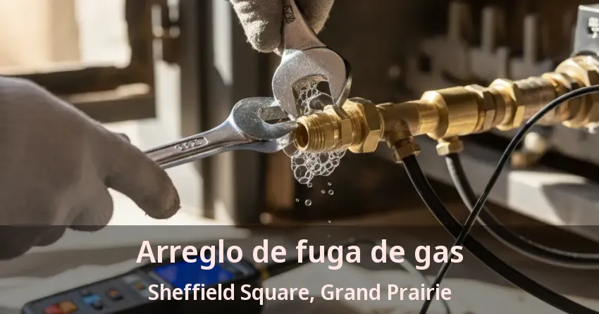 Arreglo de fuga de gas Sheffield Square, Grand Prairie - TX