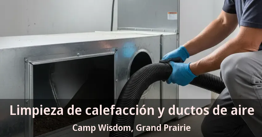 Limpieza de calefacción y ductos de aire Camp Wisdom, Grand Prairie - TX