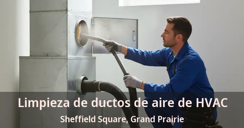 Limpieza de ductos de aire de HVAC Sheffield Square, Grand Prairie - TX Limpieza de ductos de aire de HVAC Sheffield Square, Grand Prairie - TX