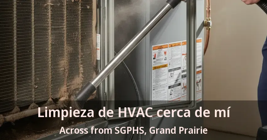 Limpieza de HVAC cerca de mí Across from SGPHS, Grand Prairie - TX