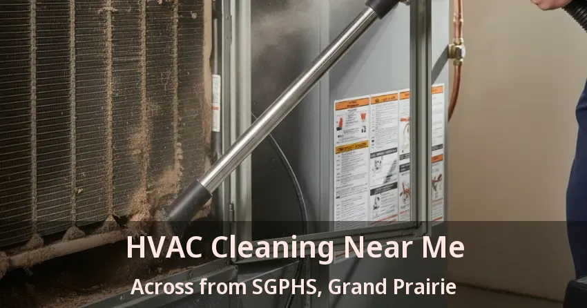 HVAC Cleaning Near Me Across from SGPHS, Grand Prairie - TX