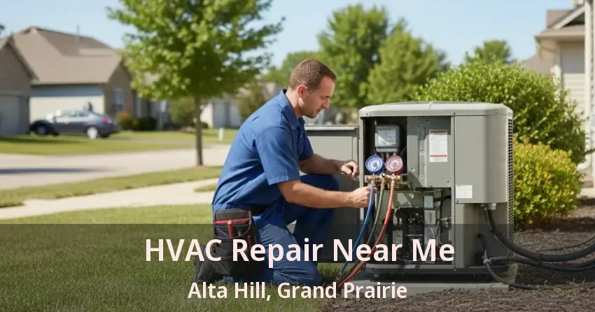 HVAC Repair Near Me Alta Hill, Grand Prairie - TX