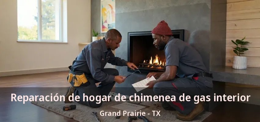 Reparación de hogar de chimenea de gas interior Grand Prairie - TX Reparación de hogar de chimenea de gas interior Grand Prairie - TX