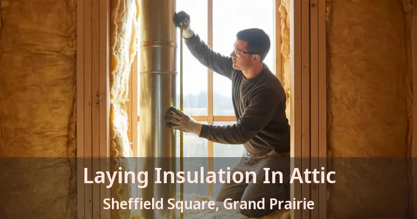 Laying Insulation In Attic Sheffield Square, Grand Prairie - TX
