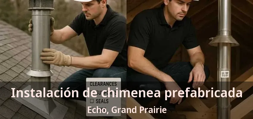 Instalación de chimenea prefabricada Echo, Grand Prairie - TX Instalación de chimenea prefabricada Echo, Grand Prairie - TX