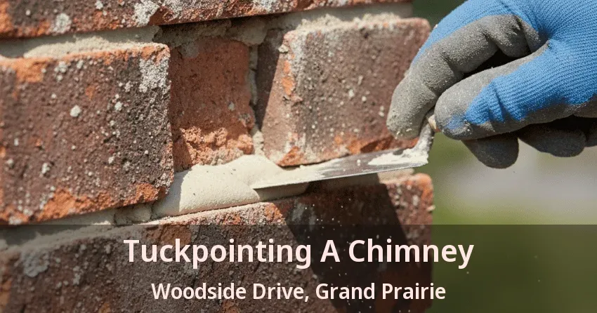 Tuckpointing A Chimney Woodside Drive, Grand Prairie - TX Tuckpointing A Chimney Woodside Drive, Grand Prairie - TX